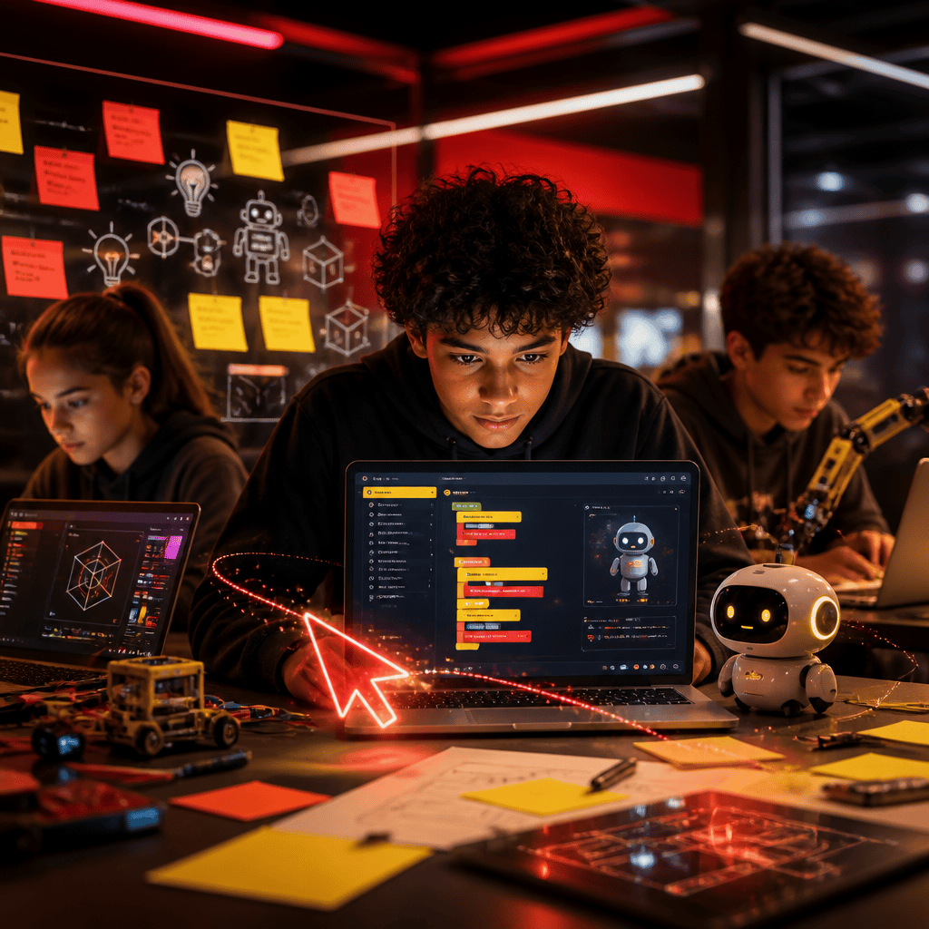 Programação e IA: meu primeiro emprego começa antes do currículo